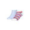 Tommy Hilfiger Socks - TH WOMEN SNEAKER 2P GRADIENT CHECK blue