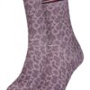 Tommy Hilfiger Socks - TH WOMEN SOCK 1P SNAKE LUREX burgundy