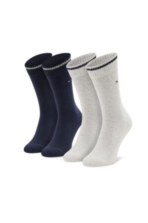 Tommy Hilfiger Socks - TH WOMEN SOCK 2P NEPPY GIFTING blue