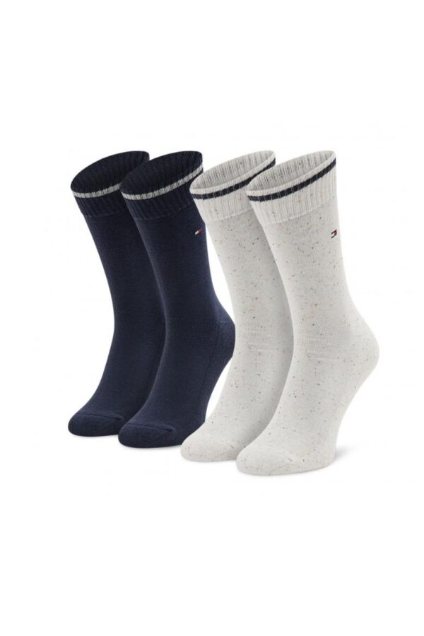 Tommy Hilfiger Socks - TH WOMEN SOCK 2P NEPPY GIFTING blue