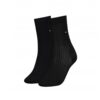 Tommy Hilfiger Socks - TH WOMEN SOCK 2P SHEER STRIPE black