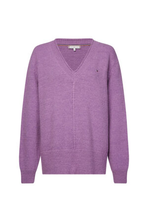 Tommy Hilfiger Sweater - AD CEVIE V-NK SWT purple