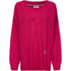 Tommy Hilfiger Sweater - CANDACE V-NK SWTR pink