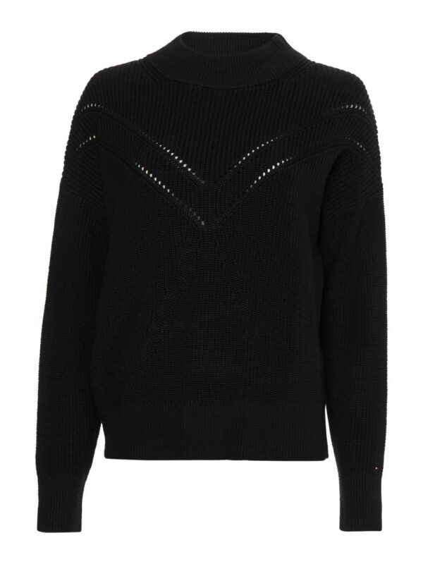 Tommy Hilfiger Sweater - COTTON M-NK black