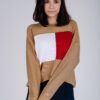 Tommy Hilfiger Sweater - ICON FLAG C-NK SWT beige