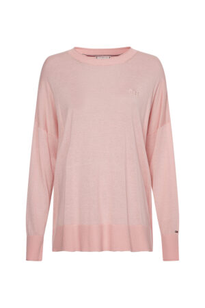 Tommy Hilfiger Sweater - LYOCELL WOOL C-NK SWEATER pink