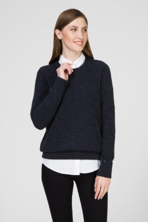 Tommy Hilfiger Sweater - NEW MAKAYLA C-NK SWTR dark blue Tommy Hilfiger Sweater - NEW MAKAYLA C-NK SWTR dark blue