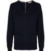 Tommy Hilfiger Sweater - NOLAA V-NK ZIPPER SWT LS blue