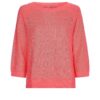 Tommy Hilfiger Sweater - ORG CO TEXTURE BOAT-NK SWEATER orange