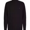 Tommy Hilfiger Sweater - PIMA COTTON CASHMERE ROLL NECK black