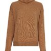 Tommy Hilfiger Sweater - SOFTWOOL MOCK-NK SWE brown
