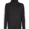 Tommy Hilfiger Sweater - TARAH RELAXED MOCK-NK SWEATER black