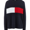 Tommy Hilfiger Sweater - TH ESSENTIAL STUCTURED FLAG SWTR dark blue
