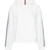 Tommy Hilfiger Sweater - TH FLEX RELAXED HOODIE SWEATER white
