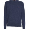 Tommy Hilfiger Sweater - TIPPED PIMA CTN MOULINE C-NK blue