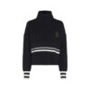 Tommy Hilfiger Sweater - VARSITY HIGH-NK SWEATER LS black