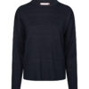 Tommy Hilfiger Sweater - VELMA REVERSIBLE SWTR dark blue