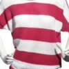 Tommy Hilfiger Sweater - diva stripe batw pink