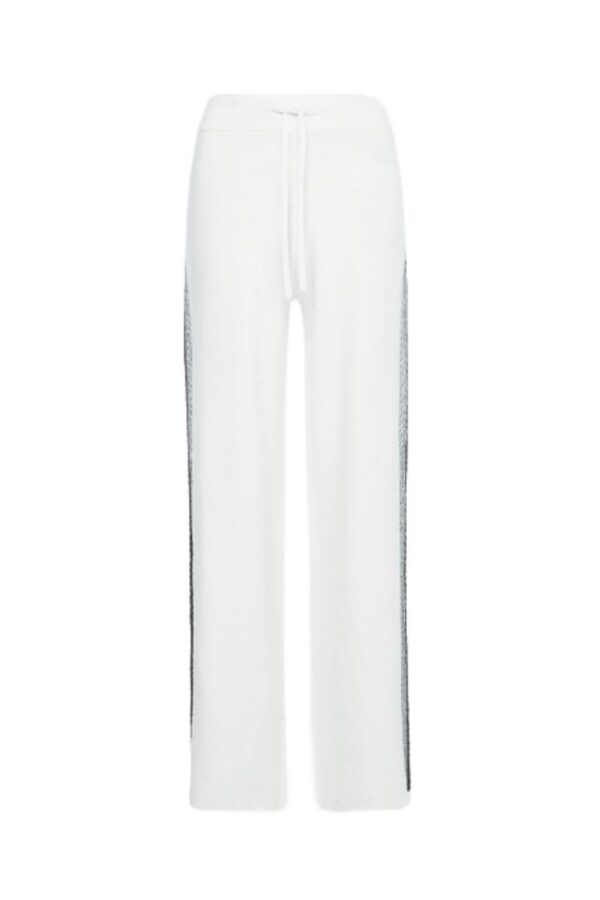 Tommy Hilfiger Sweatpants - TH FLEX WIDE LEG PANT white