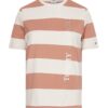 Tommy Hilfiger T-Shirt - REGULAR RUGBY STP C-NK TEE SS brown