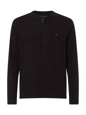 Tommy Hilfiger T-shirt - CLASSIC HENLEY black