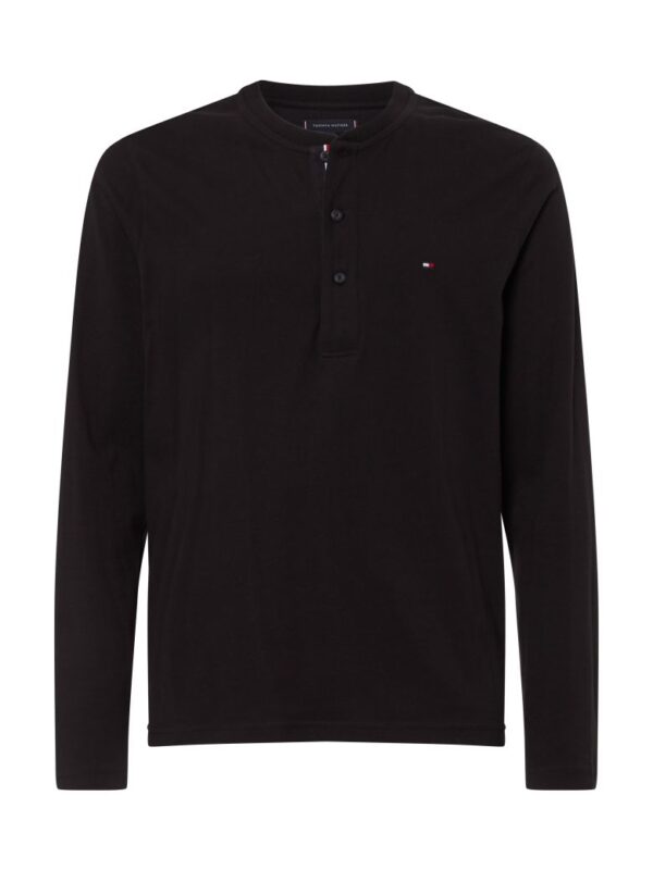 Tommy Hilfiger T-shirt - CLASSIC HENLEY black