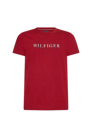 Tommy Hilfiger T-shirt - CORP GRAPHIC TEE red