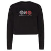 Tommy Hilfiger T-shirt - LH COLLAR LOGO CROPPED TEE LS black