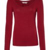 Tommy Hilfiger T-shirt - SLIM SOFT TENCEL SCO red