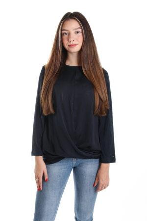 Tommy Hilfiger Top - LEE C-NK TOP 3/4 SLV Dark Blue Tommy Hilfiger Top - LEE C-NK TOP 3/4 SLV Dark Blue