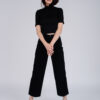 Tommy Hilfiger Trousers - BELL BOTTOM HW C BLACK black