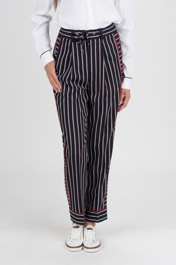 Tommy Hilfiger Trousers - HOKU PANT dark blue