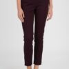 Tommy Hilfiger Trousers - JAZLYN HW ANKLE LEGGING burgundy