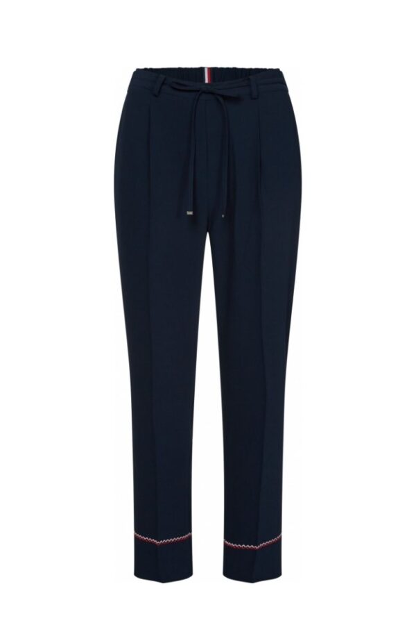 Tommy Hilfiger Trousers - PALOMA PULLON PANT dark blue