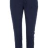 Tommy Hilfiger Trousers - Slim chino 7/8 MSTT GD dark blue