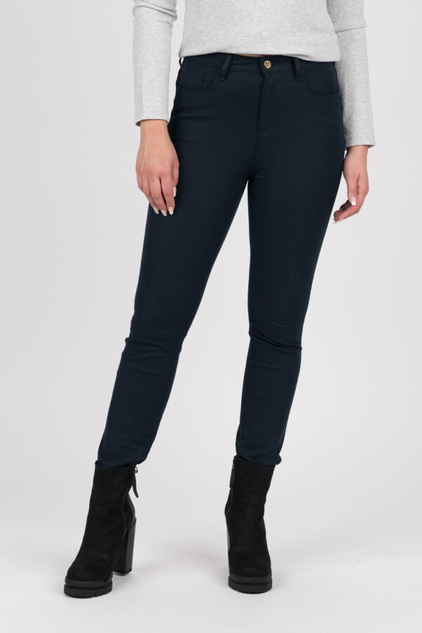Tommy Hilfiger Trousers - TH ESSENTIAL GABARDINE COMO PANT dark blue