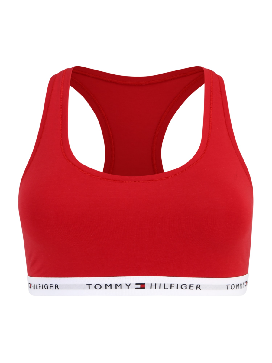 Tommy Hilfiger Underwear Plus Melltartó  piros / fekete / piszkosfehér-Hungary