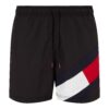 Tommy Hilfiger Underwear Rövid fürdőnadrágok  tengerészkék / világospiros / fekete / fehér-hu