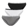 Tommy Hilfiger Underwear Slip  szürke melír / fekete / fehér-hu