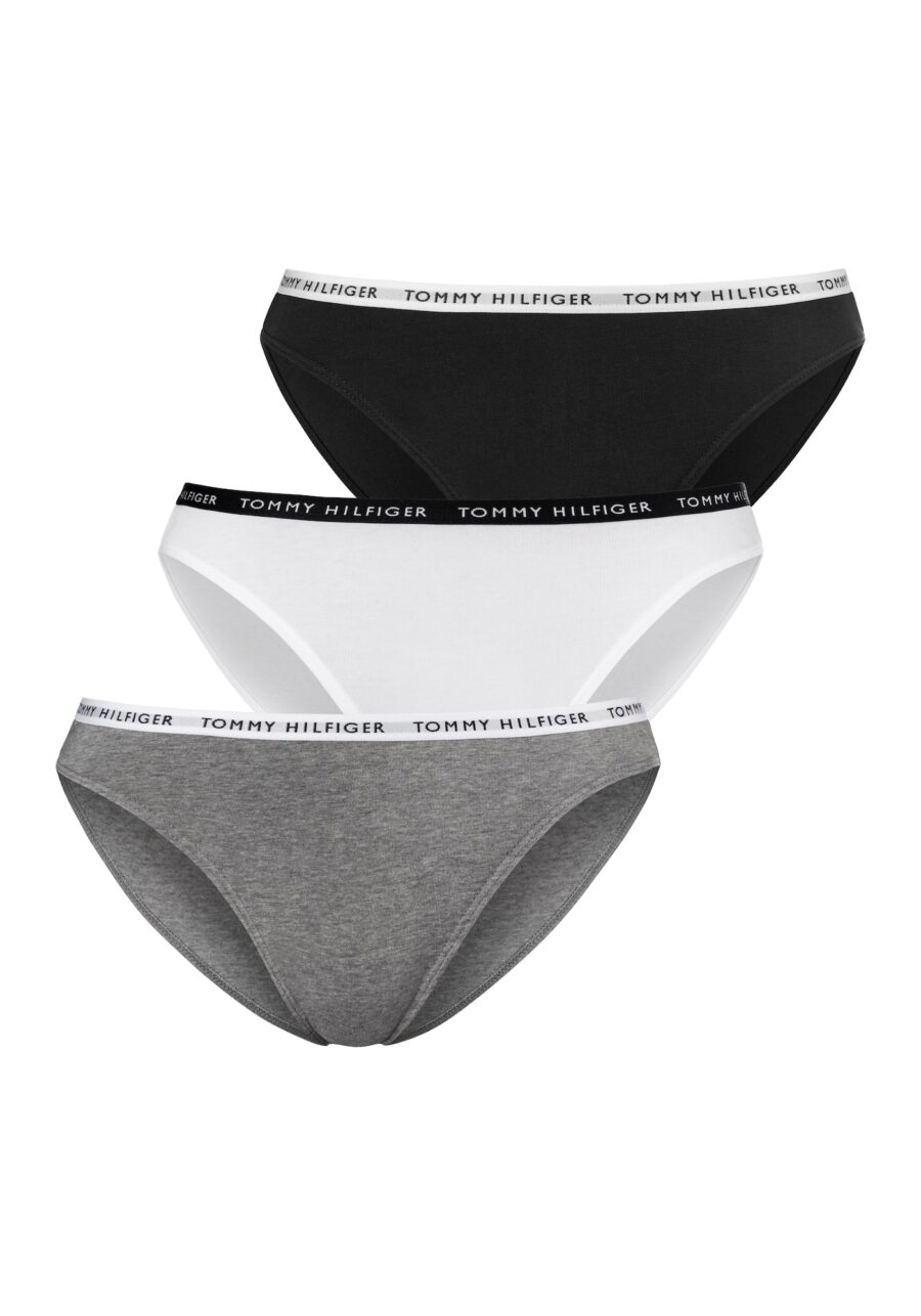 Tommy Hilfiger Underwear Slip  szürke melír / fekete / fehér-hu