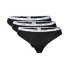 Tommy Hilfiger Underwear String bugyik  fekete / fehér-hu