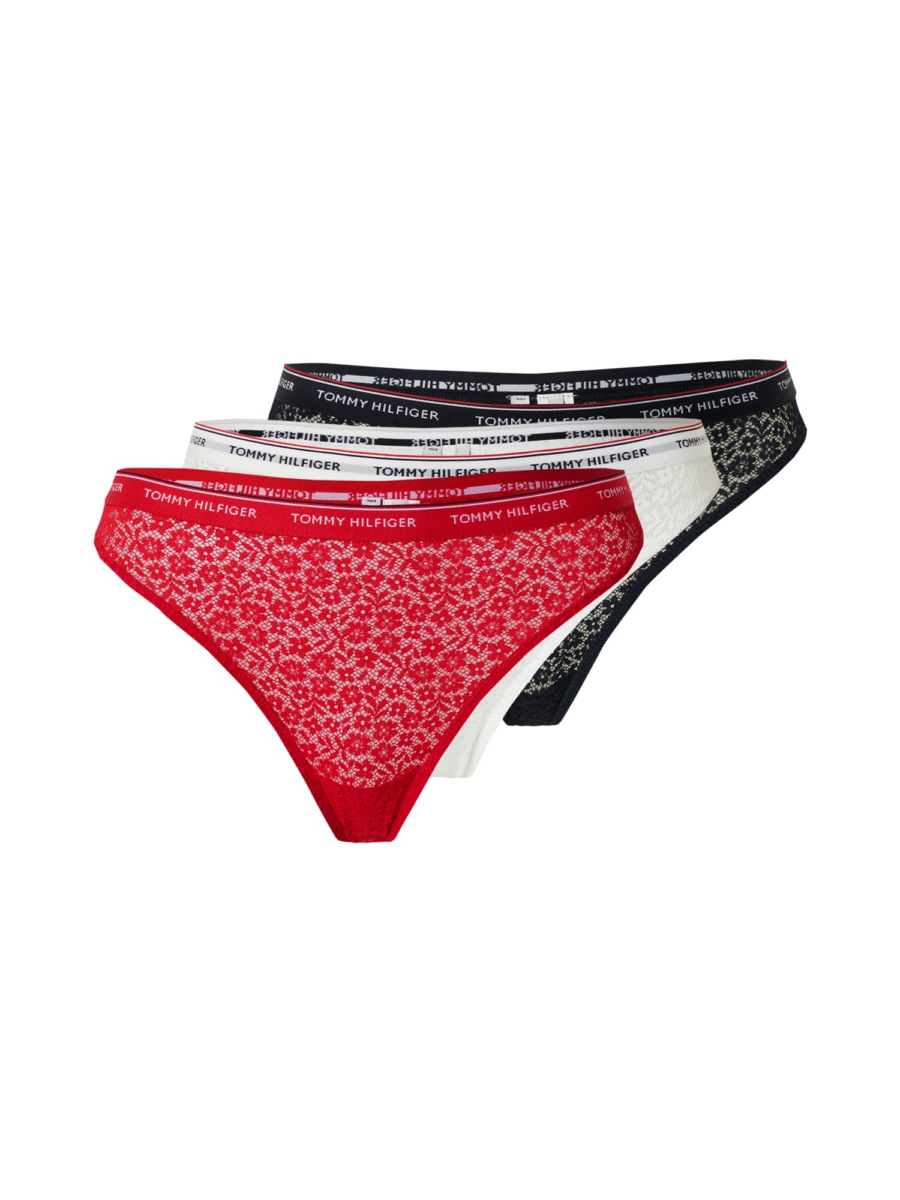Tommy Hilfiger Underwear String bugyik  piros / fekete / fehér-Ár