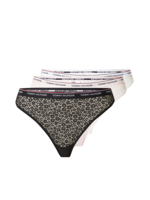 Tommy Hilfiger Underwear String bugyik  púder / fekete / fehér-Ár