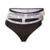 Tommy Hilfiger Underwear String bugyik  szürke melír / fekete / fehér-hu