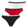 Tommy Hilfiger Underwear String bugyik  tengerészkék / sötétvörös / fekete / fehér-hu