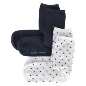 Tommy Hilfiger Underwear Zokni  sötétkék / fekete / fehér-Hungary