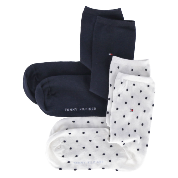 Tommy Hilfiger Underwear Zokni  sötétkék / fekete / fehér-Hungary