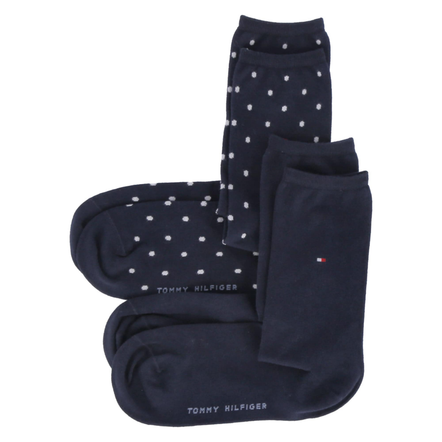 Tommy Hilfiger Underwear Zokni  sötétkék / piros / fehér-Hungary