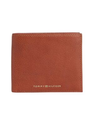 Tommy Hilfiger Wallet - PREMIUM LEATHER CC AND COIN brown