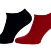 Tommy Hilfiger Woman's 2Pack Socks 343024001 Red/Navy Blue